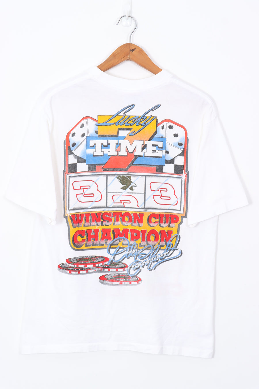 1995 Vintage NASCAR Dale Earnhardt Casino Winston Cup Tee (M-L)