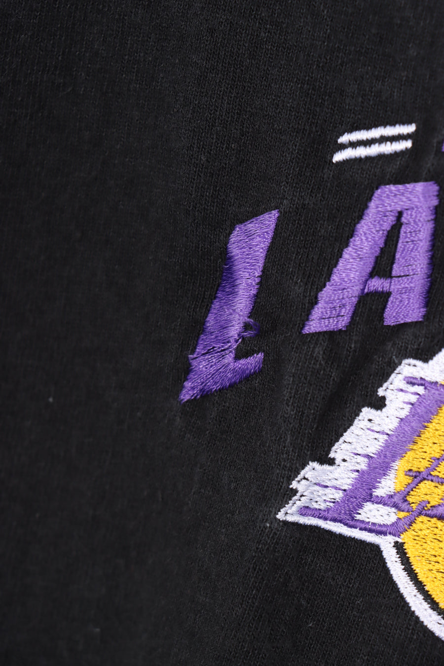 LA Lakers Embroidered Pro Sport Basketball Tee (XL)