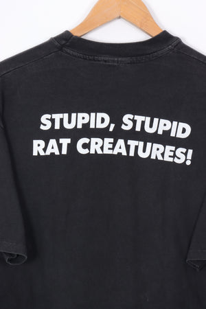 1992 Vintage BONE Jeff Smith 'Stupid Rat Creatures!' Comic Tee (L-XL)