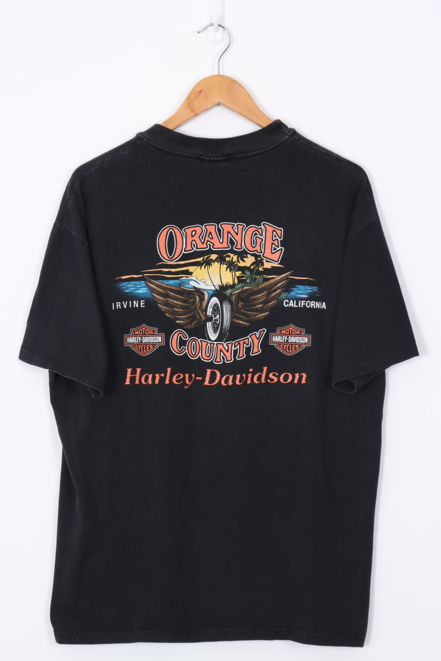 HARLEY DAVIDSON Eagle Wings California Motorcycle Tee (L-XL)