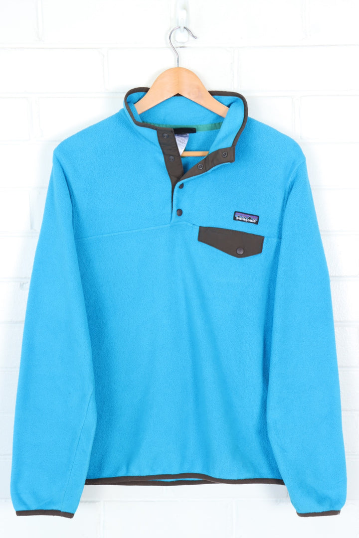 PATAGONIA Synchilla 1/4 Button Classic Blue Fleece (Women's M-L)