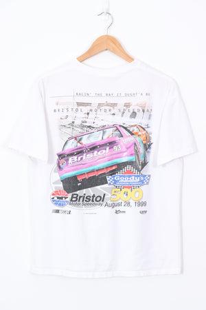 1999 Vintage NASCAR Bristol Speedway 500 Racing Tee (M)