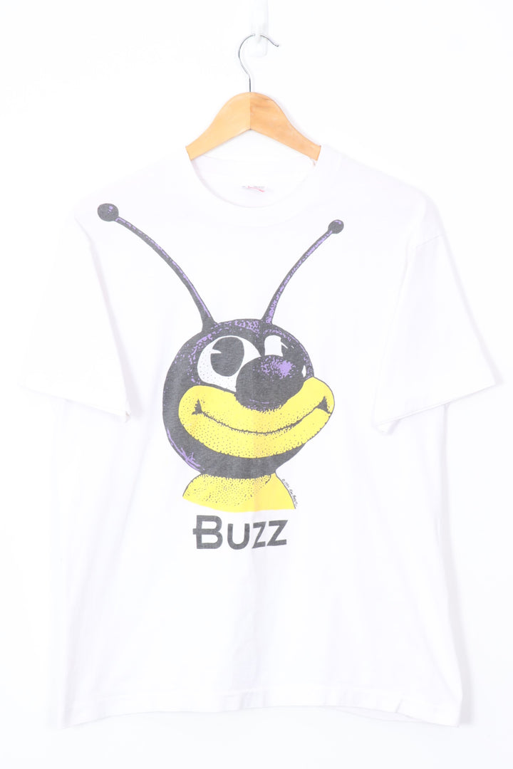 1994 Vintage Ken Brown BUZZ Drawing USA Made Tee (L)