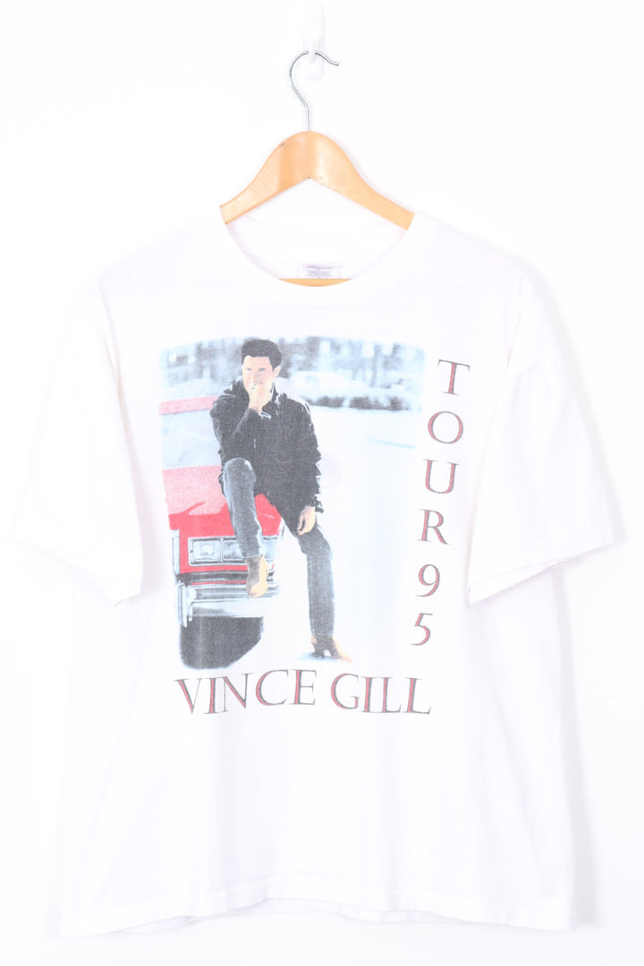 1995 VINTAGE Vince Gill 'When Love Finds You' Music Tee (XL)