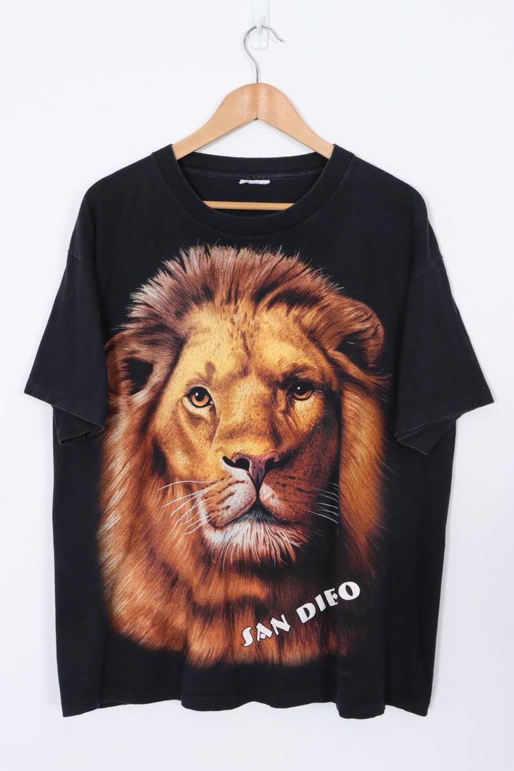 San Diego Zoo Lion 1995 Single Stitch T-Shirt (XXL)