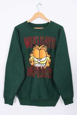 Vintage Garfield 1978 "Who Says No Fear" Sweatshirt USA Made (L)