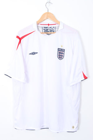 England 2005-2007 UMBRO Home Soccer Jersey (3XL)