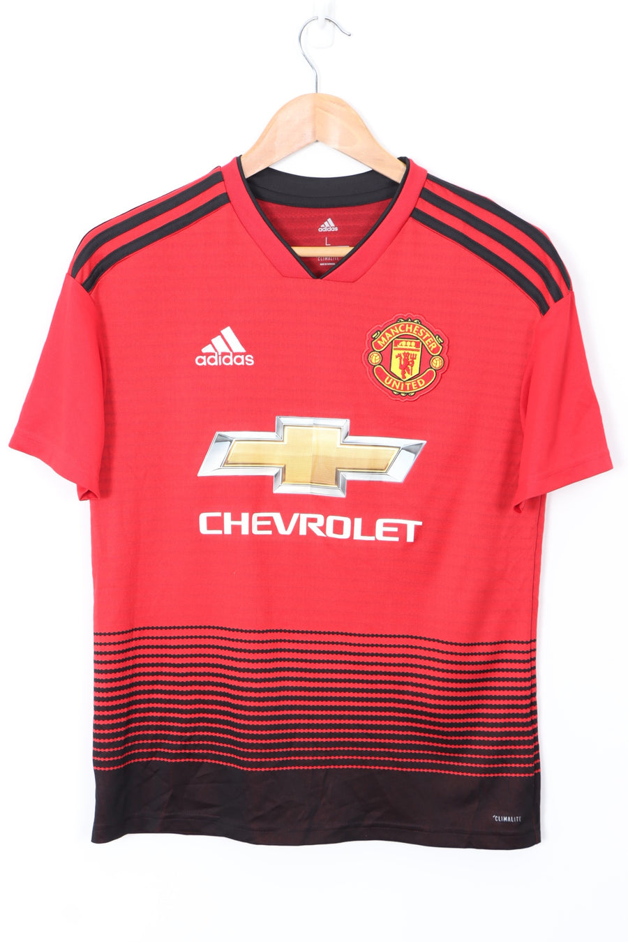 Manchester United 2018/2019 ADIDAS Home Soccer Jersey (S)