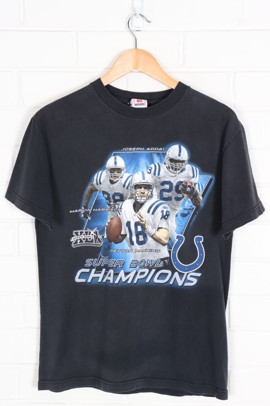 NFL SUPER BOWL CHAMPIONS Colts Peyton Manning Tee (S-M)