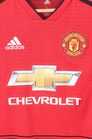 Manchester United 2018/2019 ADIDAS Home Soccer Jersey (S)