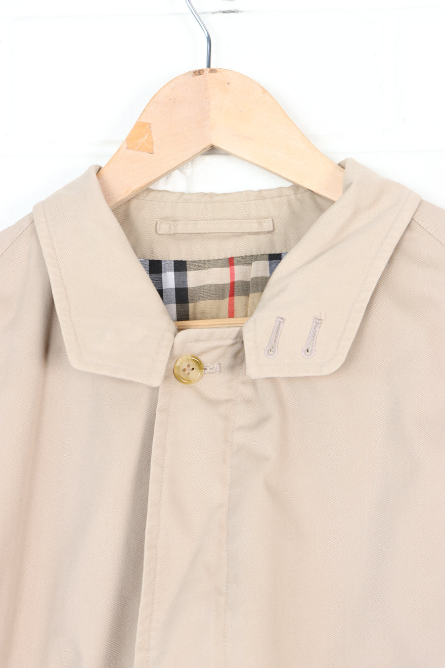 Vintage BURBERRY Beige 'Harrington' Jacket England Made (Men's 54)