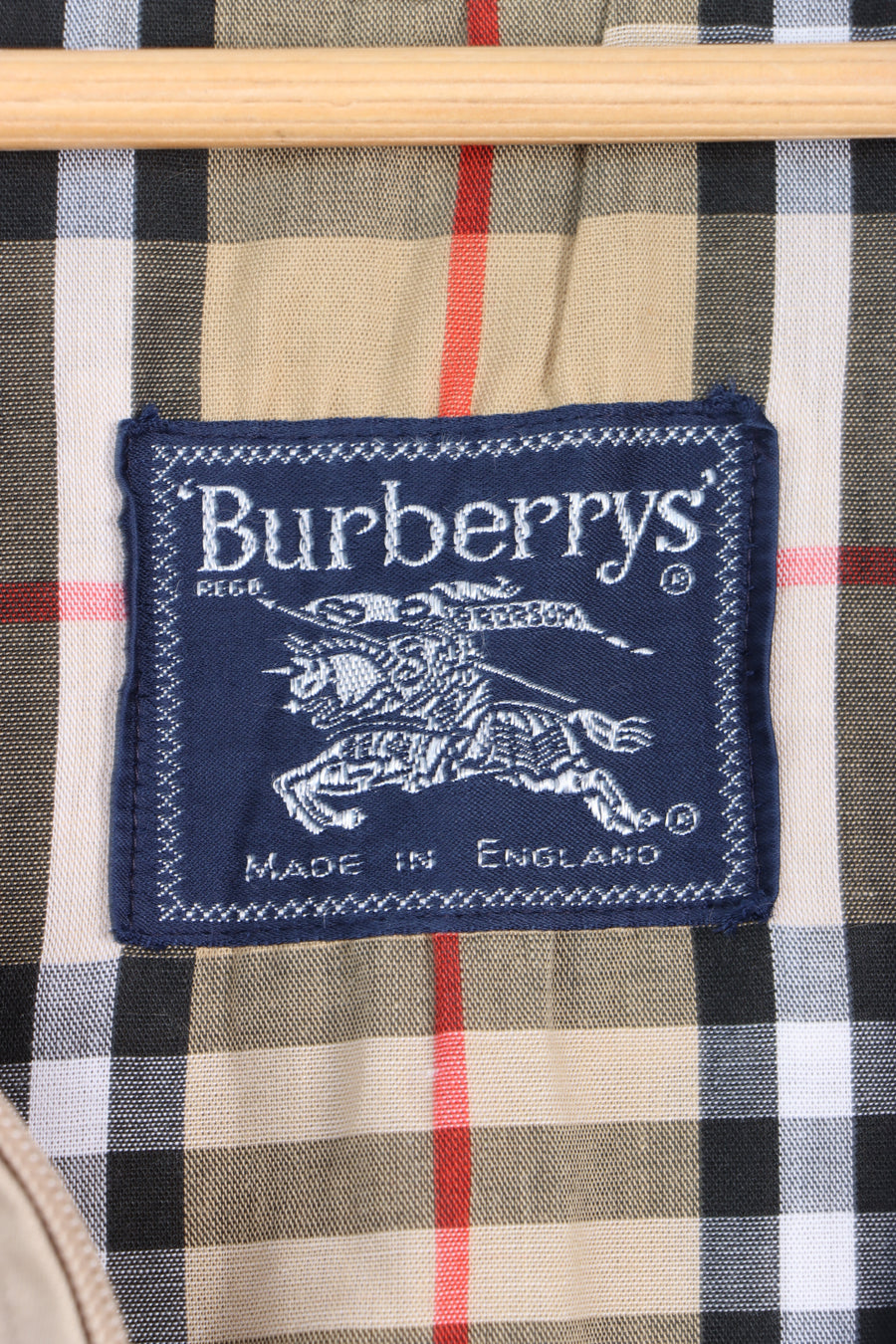 Vintage BURBERRY Beige 'Harrington' Jacket England Made (Men's 54)