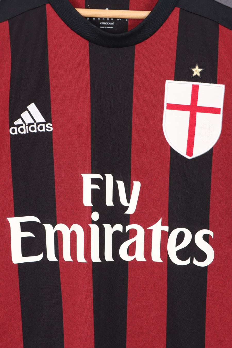 AC Milan 2015/2016 ADIDAS Home Soccer Jersey (M)