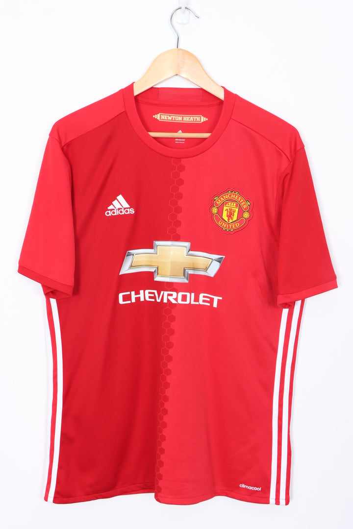 Manchester United 2016/2017 ADIDAS Home Soccer Jersey (L)