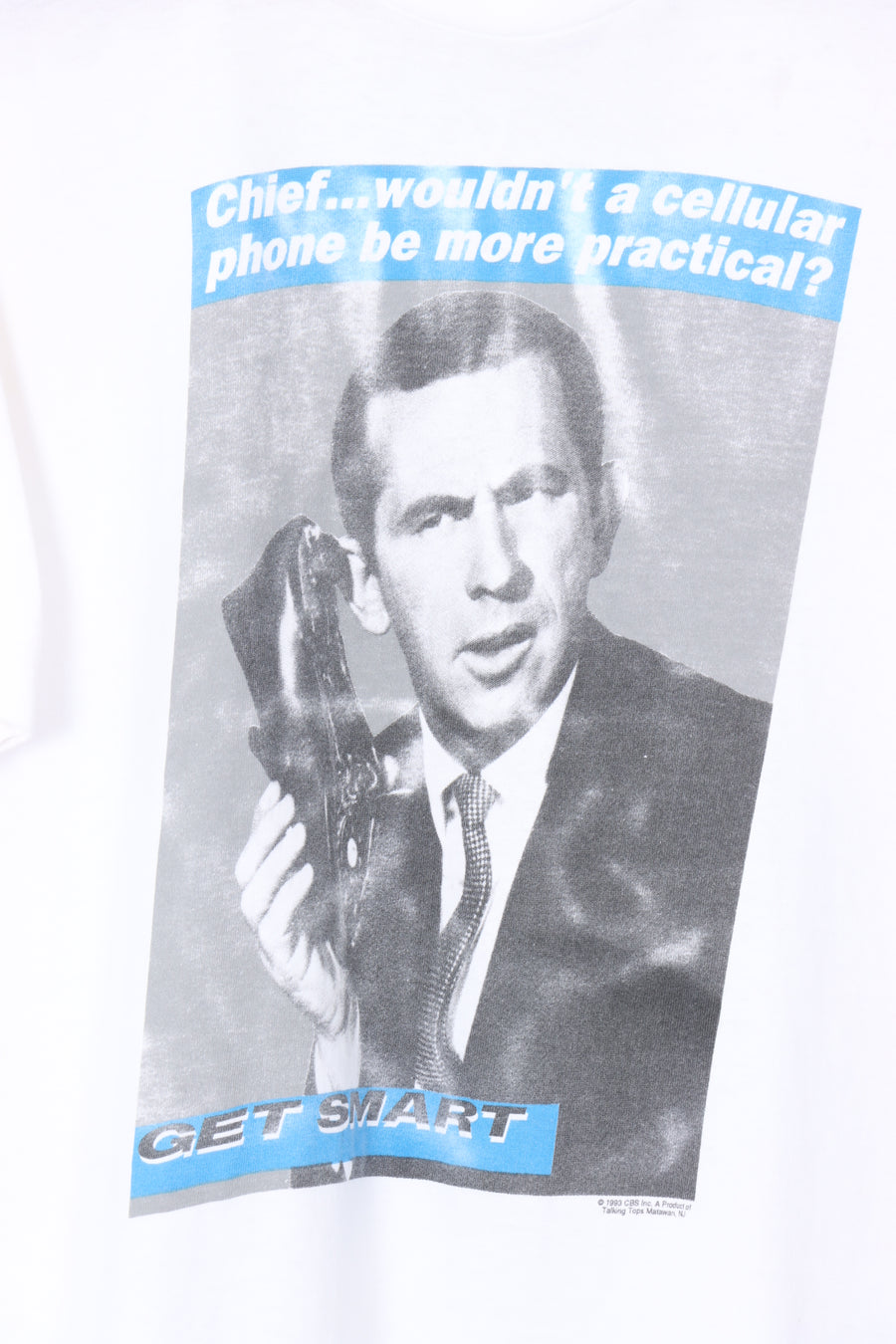 1993 VINTAGE Get Smart CBS Maxwell Phone Promo Graphic Tee (M)