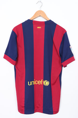 Barcelona 2014/2015 NIKE Home Soccer Jersey (M)