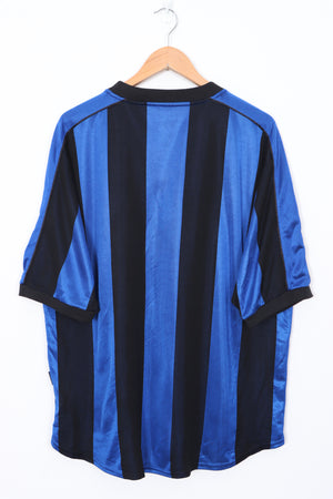 Vintage Inter Milan 1999/2000 NIKE Home Soccer Jersey UK Made (XL)