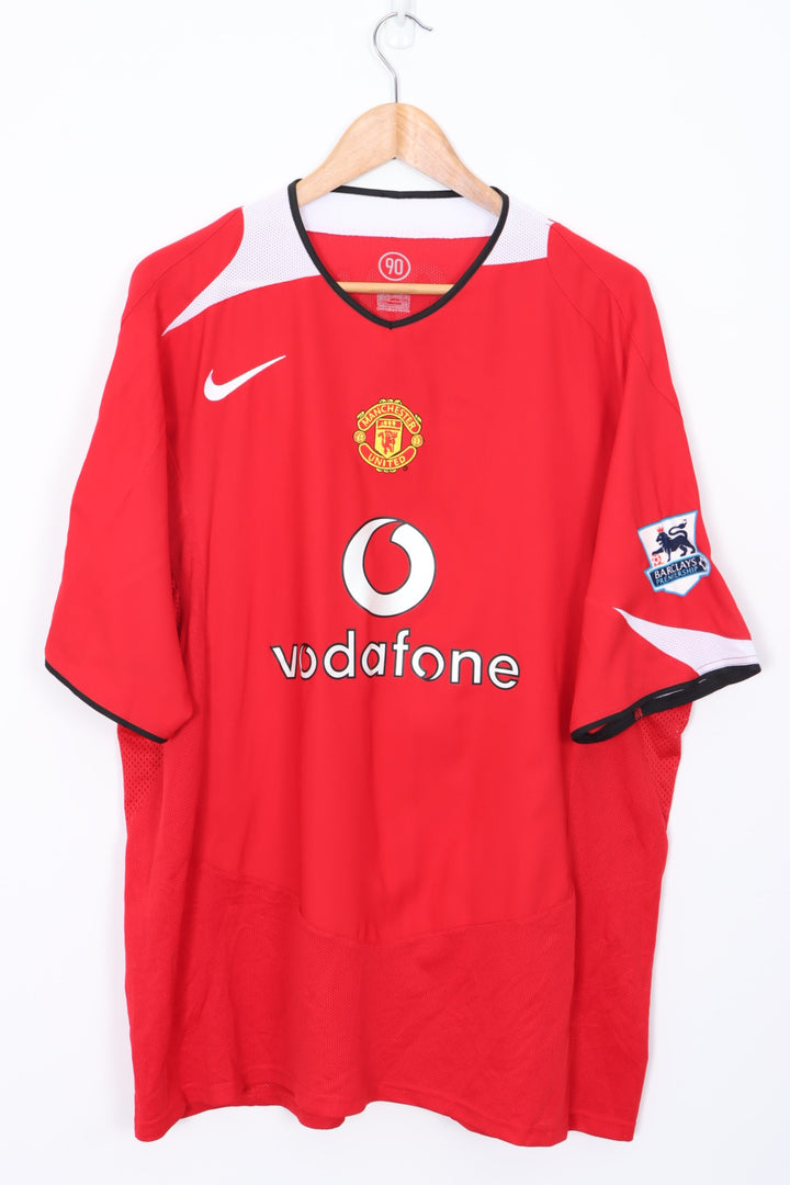 Manchester United 2004-2006 Rooney #8 NIKE Home Soccer Jersey (XXL)