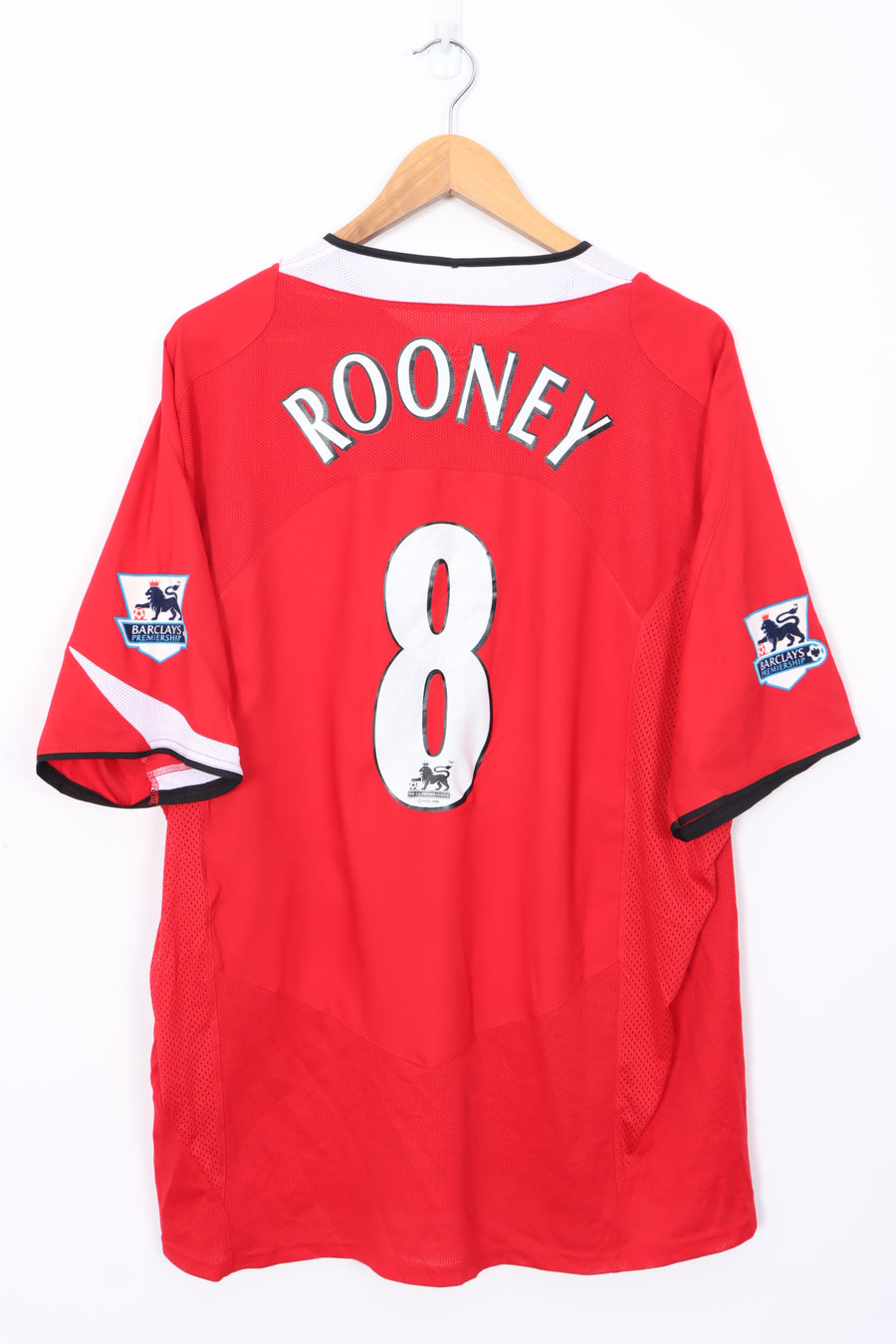 Manchester United 2004-2006 Rooney #8 NIKE Home Soccer Jersey (XXL)