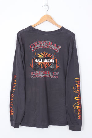 HARLEY DAVIDSON Jester Fire Long Sleeve T-Shirt (XL)