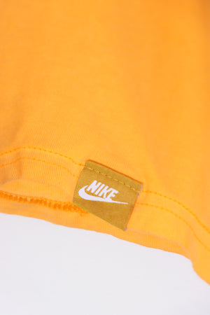 NIKE Swoosh Orange & Blue Ringer Tee (M)