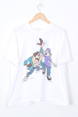 1993 Vintage LOONEY TUNES Taz & Bugs Hip Hop T-Shirt (L-XL)