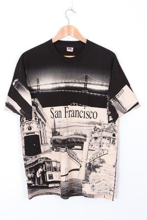 San Francisco City Streets Black Destination T-Shirt (L)