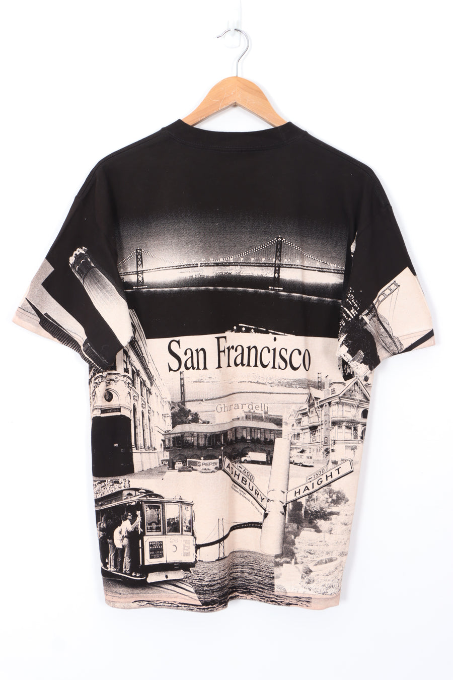 San Francisco City Streets Black Destination T-Shirt (L)