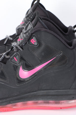 NIKE Air Max 'Uptempo Fuse 360' Black Pink Sneakers (9.5)