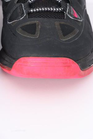 NIKE Air Max 'Uptempo Fuse 360' Black Pink Sneakers (9.5)