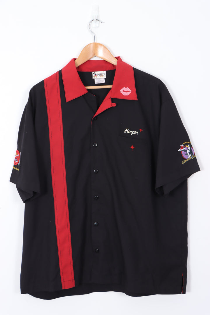 WALT DISNEY WORLDS 'Patty Cake Lounge' Employee Shirt (XL)