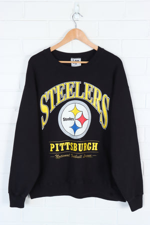 LEE Pittsburgh Steelers NFL Football Sweatshirt USA Made (XL)