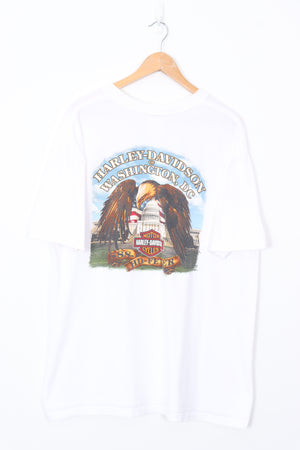 HARLEY DAVIDSON Skull & Eagle White House Washington Tee (XL)