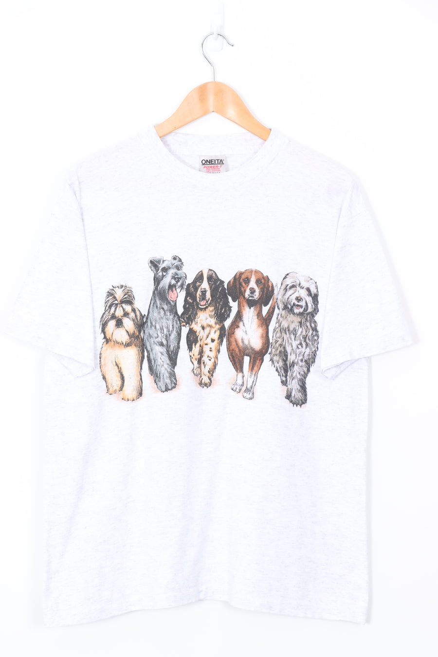 Vintage Dog Front & Bums Single Stitch Animal Tee (L)