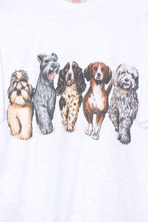 Vintage Dog Front & Bums Single Stitch Animal Tee (L)