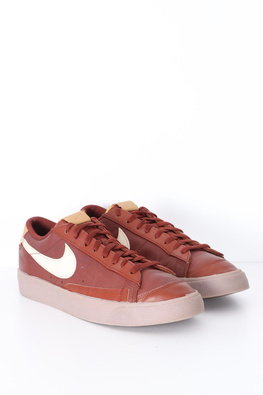 NIKE Blazer Low EMB 'Inspected by Swoosh' Leather Sneakers (12)