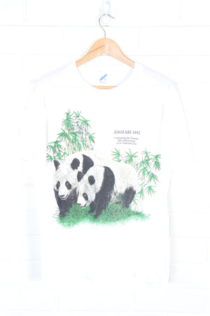 1992 Vintage Panda Zoofari 50/50 Animal T-Shirt (M)