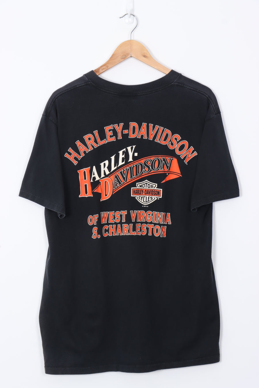 1995 VINTAGE HARLEY DAVIDSON 'Just Ride It' Engine Tee (L)