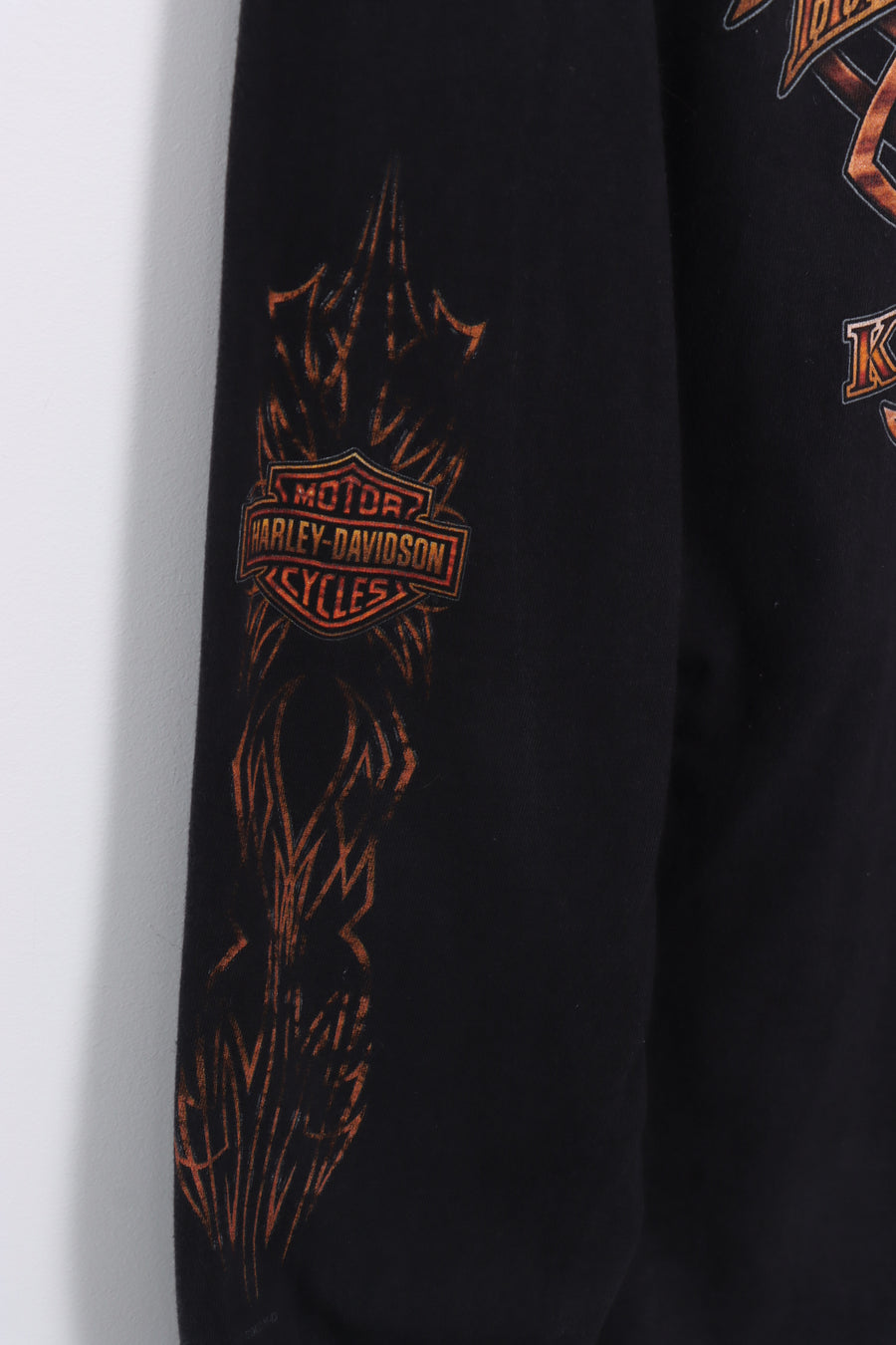 HARLEY DAVIDSON Kailua Kona Hawaii Brown Long Sleeve Tee (L-XL)