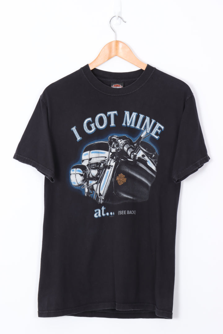 HARLEY DAVIDSON 'I Got Mine at Auburn' USA Made Tee (S-M)