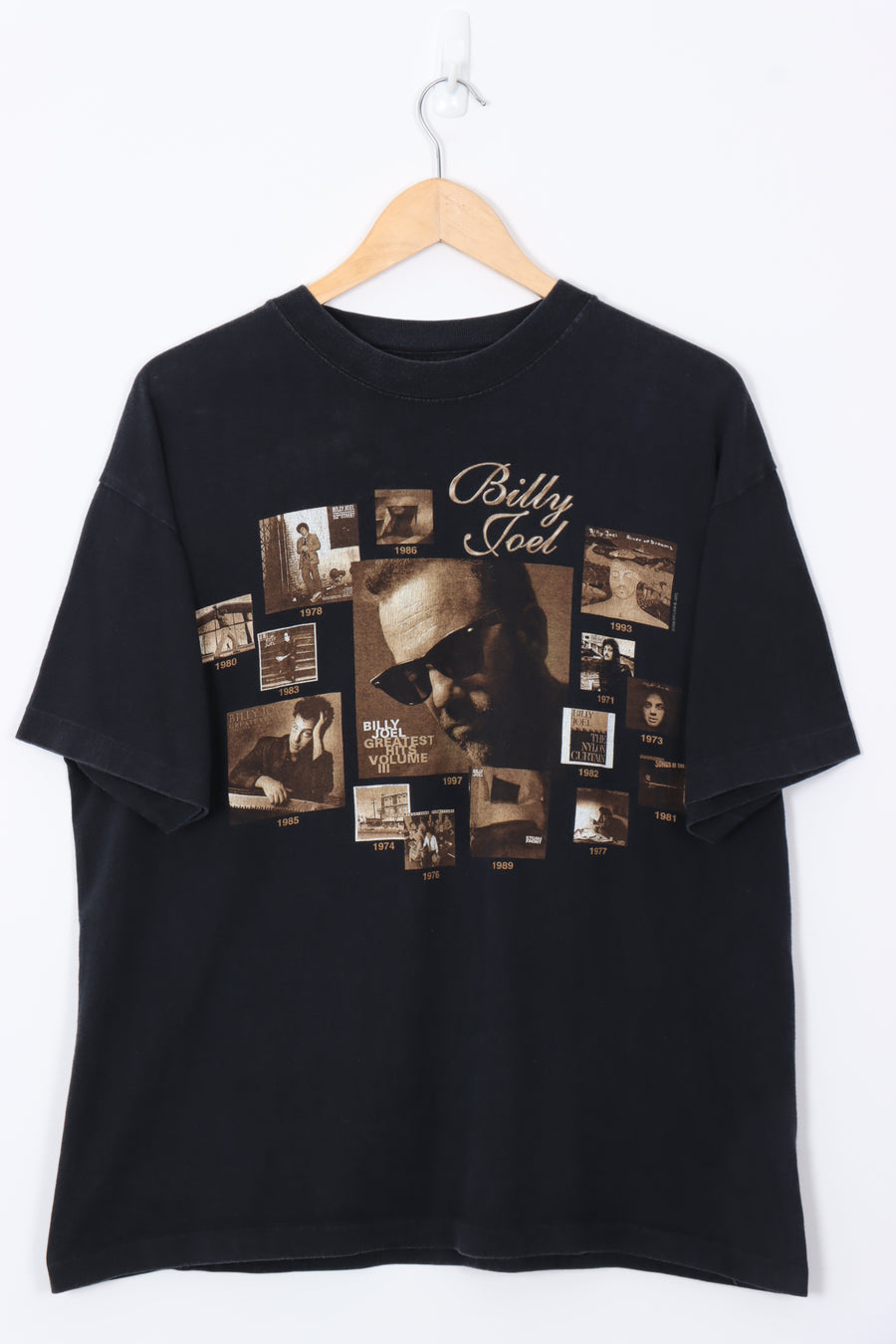 1998 Vintage BILLY JOEL Sepia Music Graphic Tee (L)