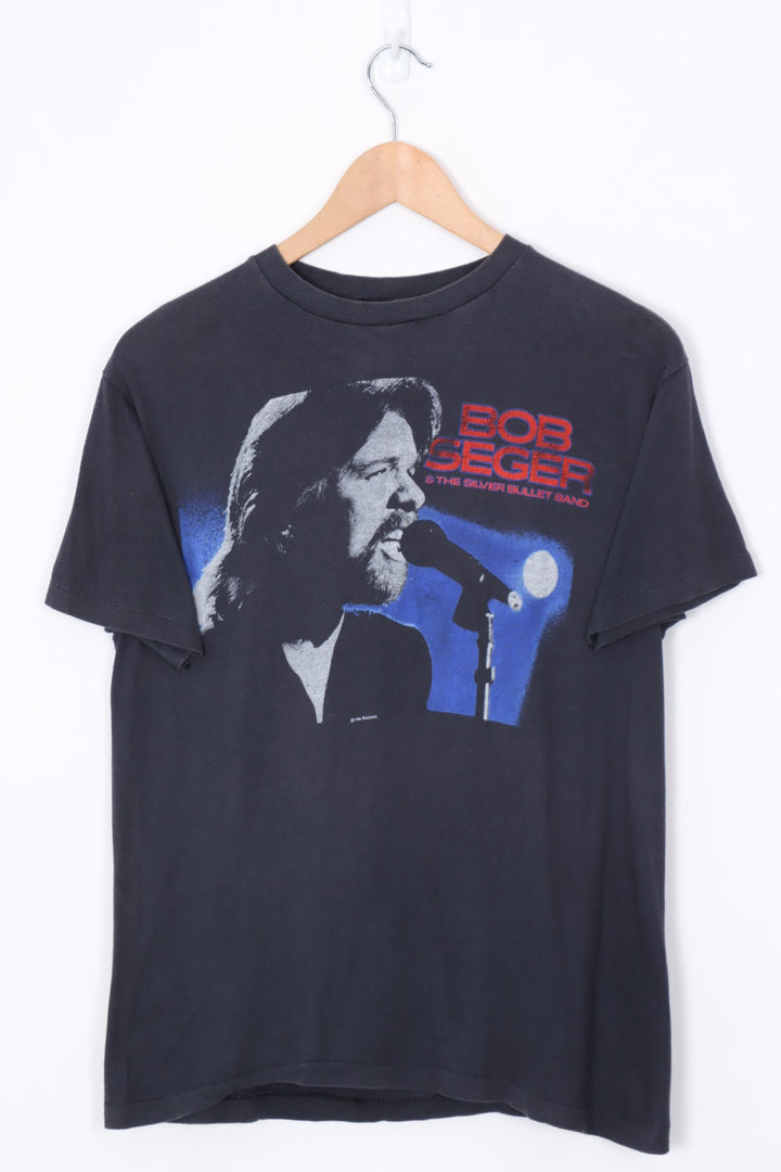 1986 VINTAGE BOB SEGER & The Silver Bullet Band Merch Tee (M)