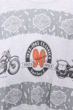 HARLEY DAVIDSON 1933 - 1963 Vintage All Over Graphic Tee (XL)