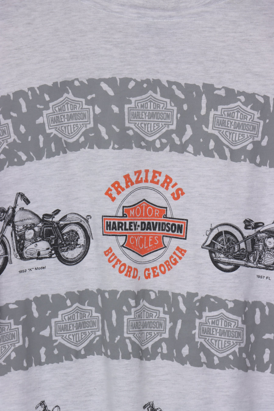 HARLEY DAVIDSON 1933 - 1963 Vintage All Over Graphic Tee (XL)