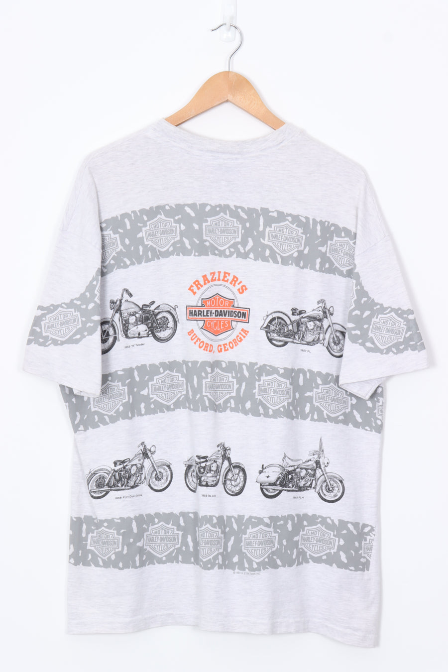 HARLEY DAVIDSON 1933 - 1963 Vintage All Over Graphic Tee (XL)