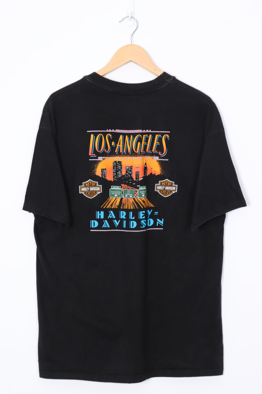 HARLEY DAVIDSON Los Angeles Colourful Highway Graphic Tee (XL)