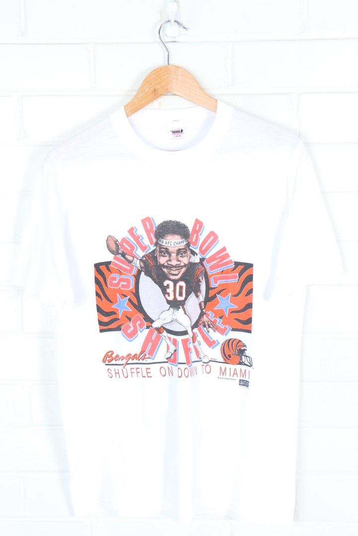 1988 Vintage Bengals Super Bowl Shuffle T-Shirt (M)