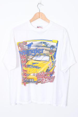 NASCAR Dale Earnhardt 90s "Blast From The Past" Wrangler T-Shirt USA Made (XL)