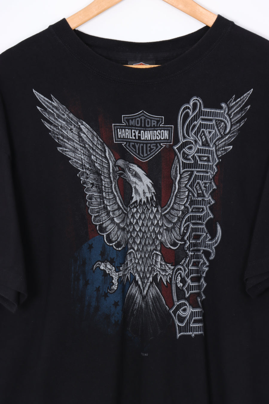 HARLEY DAVIDSON Eagle USA Boston Clover Graphic Tee (XL)