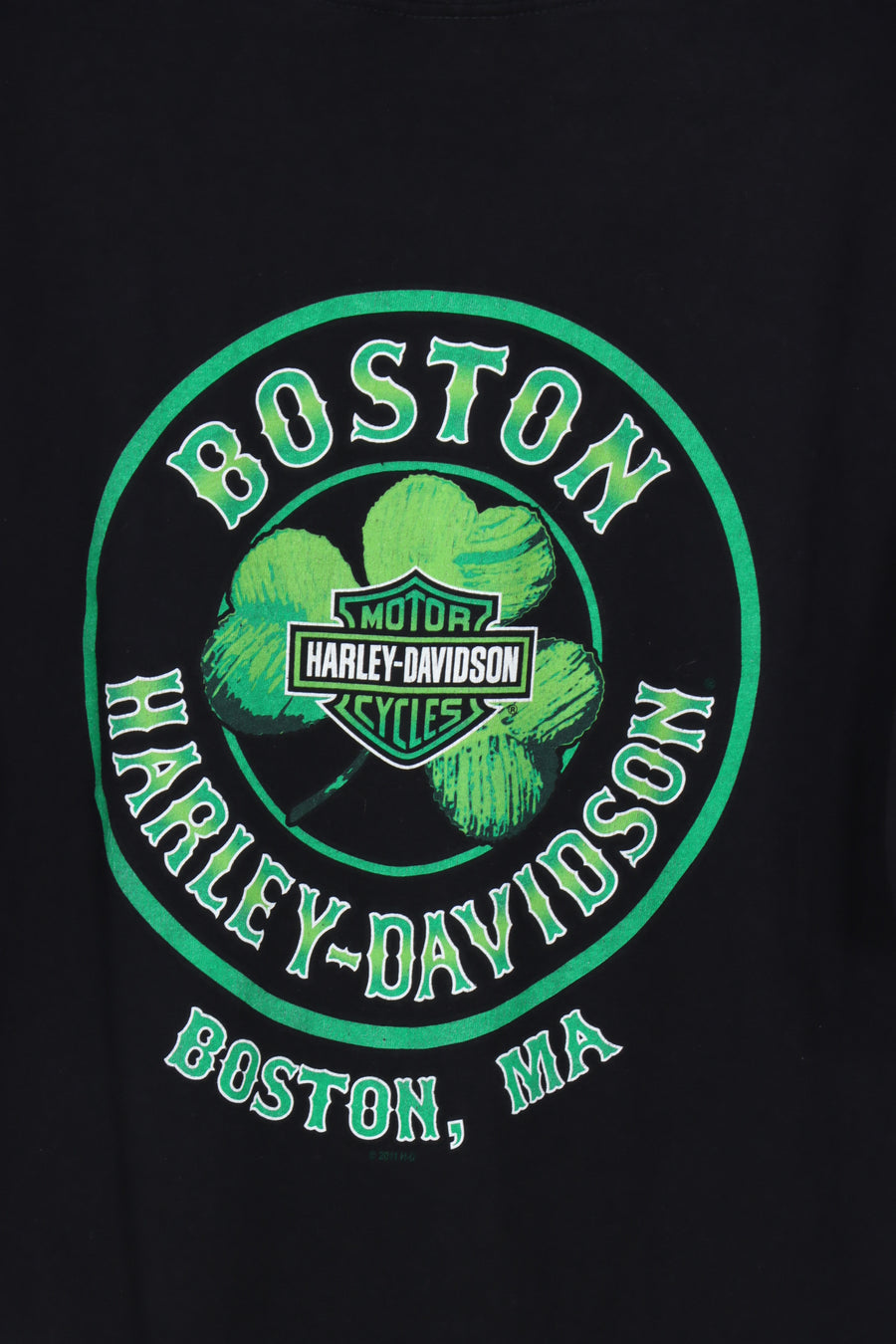 HARLEY DAVIDSON Eagle USA Boston Clover Graphic Tee (XL)